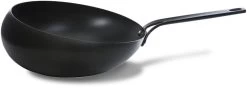 BK Wokpan / Wokarang Black Steel - ø 30 Cm / 2.6 Liter - Zonder Anti-aanbaklaag
