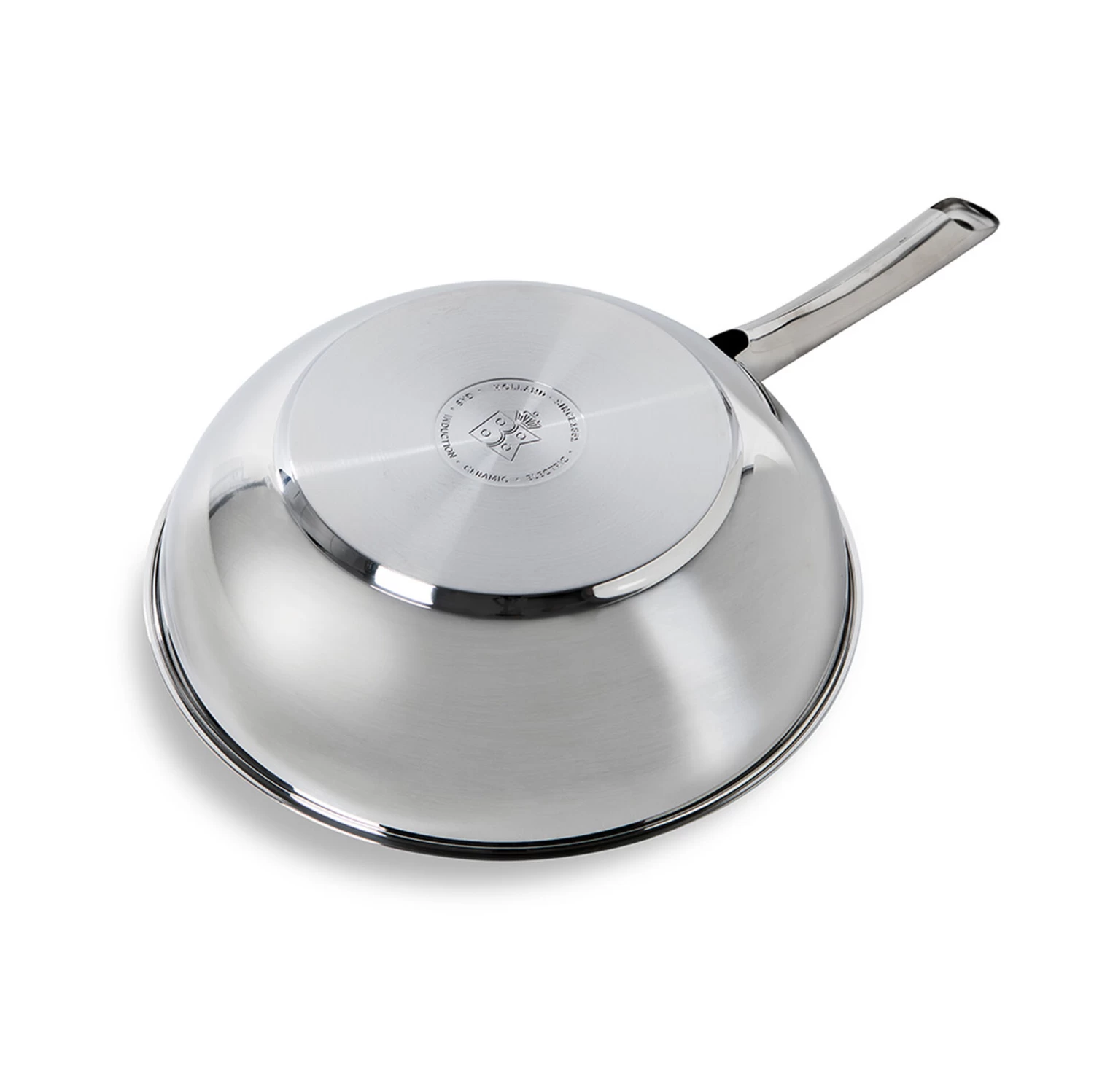 BK Wokpan Bright RVS - ø 28 Cm - Zonder Anti-aanbaklaag - Afbeelding 2