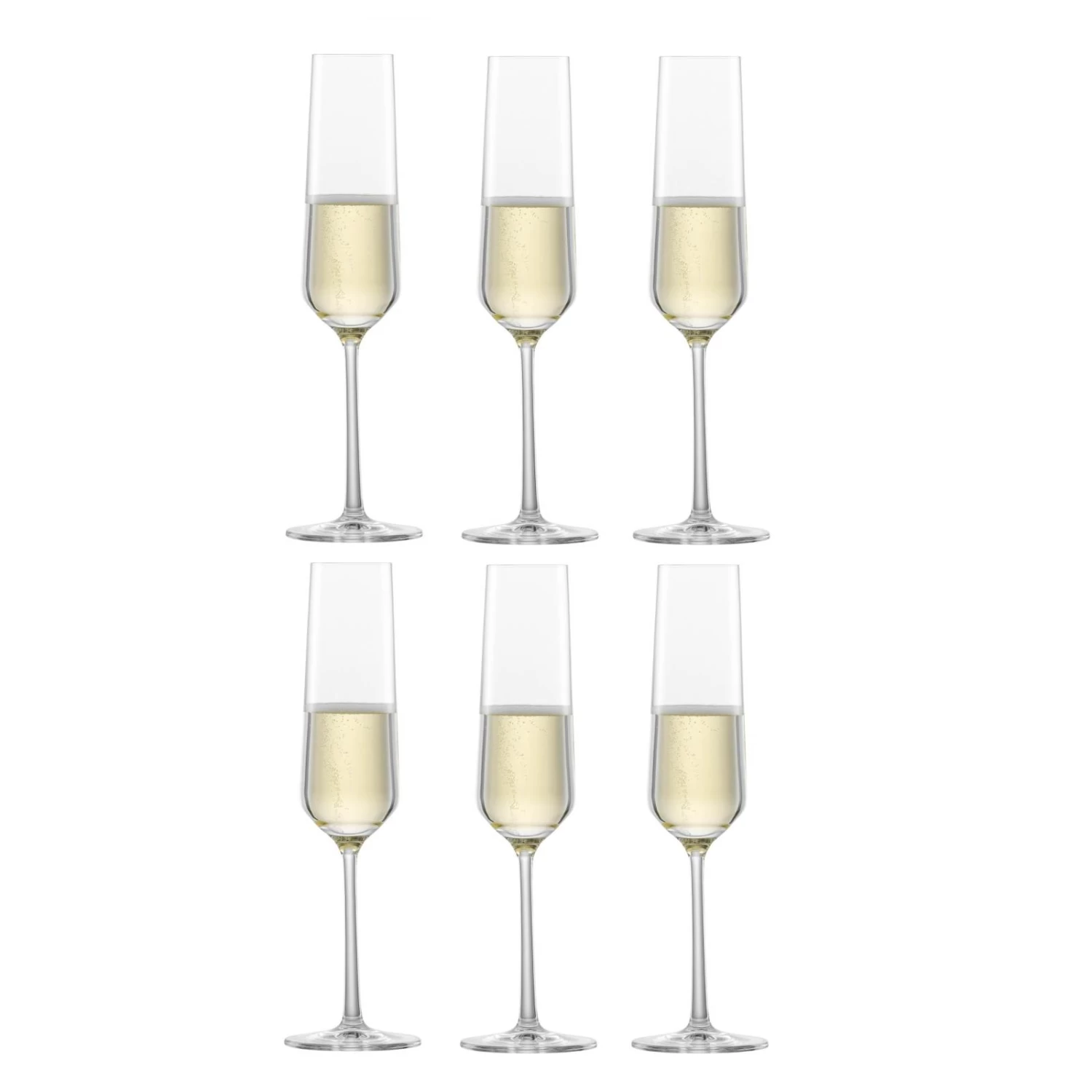 Zwiesel Glas Champagneglazen Pure - 215 Ml - 6 Stuks