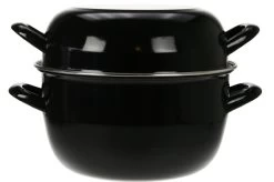 Cosy & Trendy Mosselpan - Zwart - ø 24 Cm / 5 Liter