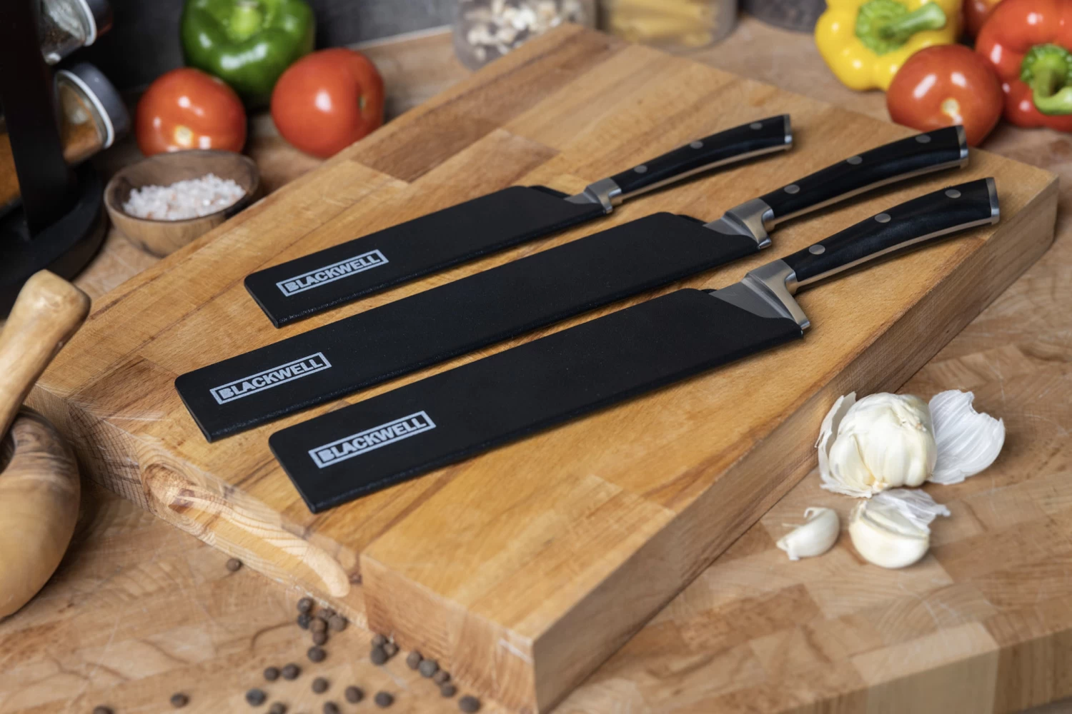 Blackwell Mesbeschermer - Universeel - Zwart - Voor Messen Met Een Lemmet Tot 22 Cm - Afbeelding 4