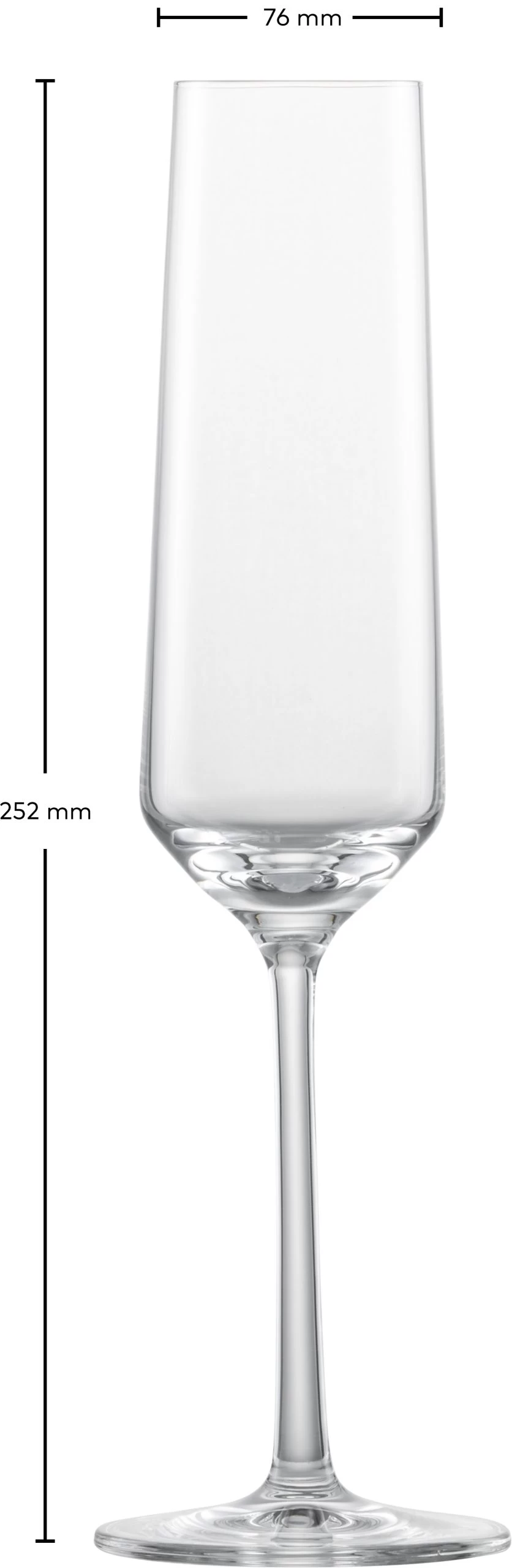 Zwiesel Glas Champagneglazen Pure - 215 Ml - 6 Stuks - Afbeelding 3
