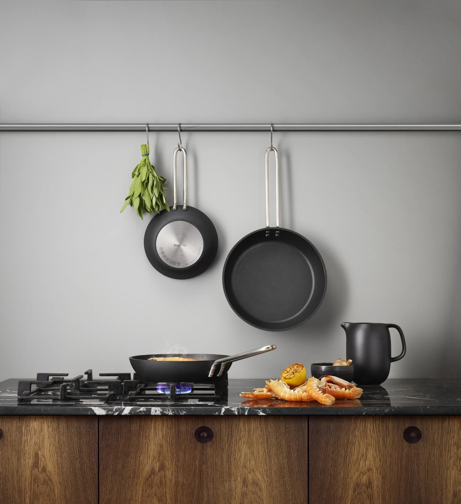 Eva Solo Koekenpan Professional - ø 20 Cm - Standaard Anti-aanbaklaag - Afbeelding 2