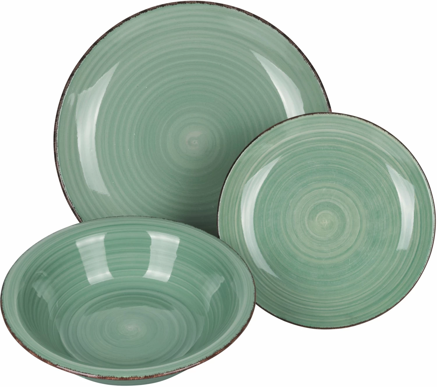 Villa D'Este Serviesset Baita - Greenery - 12-delig / 4 Personen - Afbeelding 4