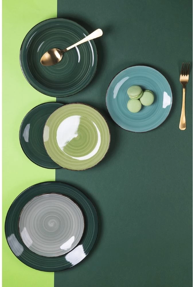 Villa D'Este Serviesset Baita - Greenery - 12-delig / 4 Personen - Afbeelding 2