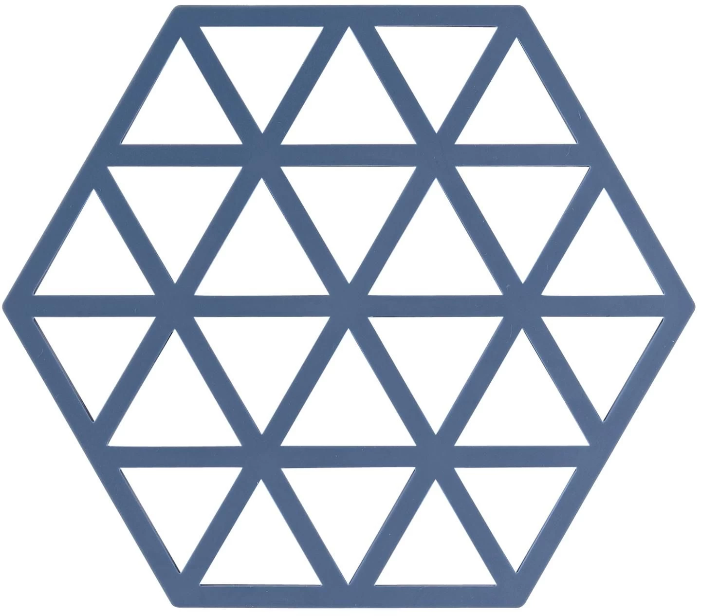 Zone Denmark Pannenonderzetter Triangles - Denim - 16 X 14 Cm