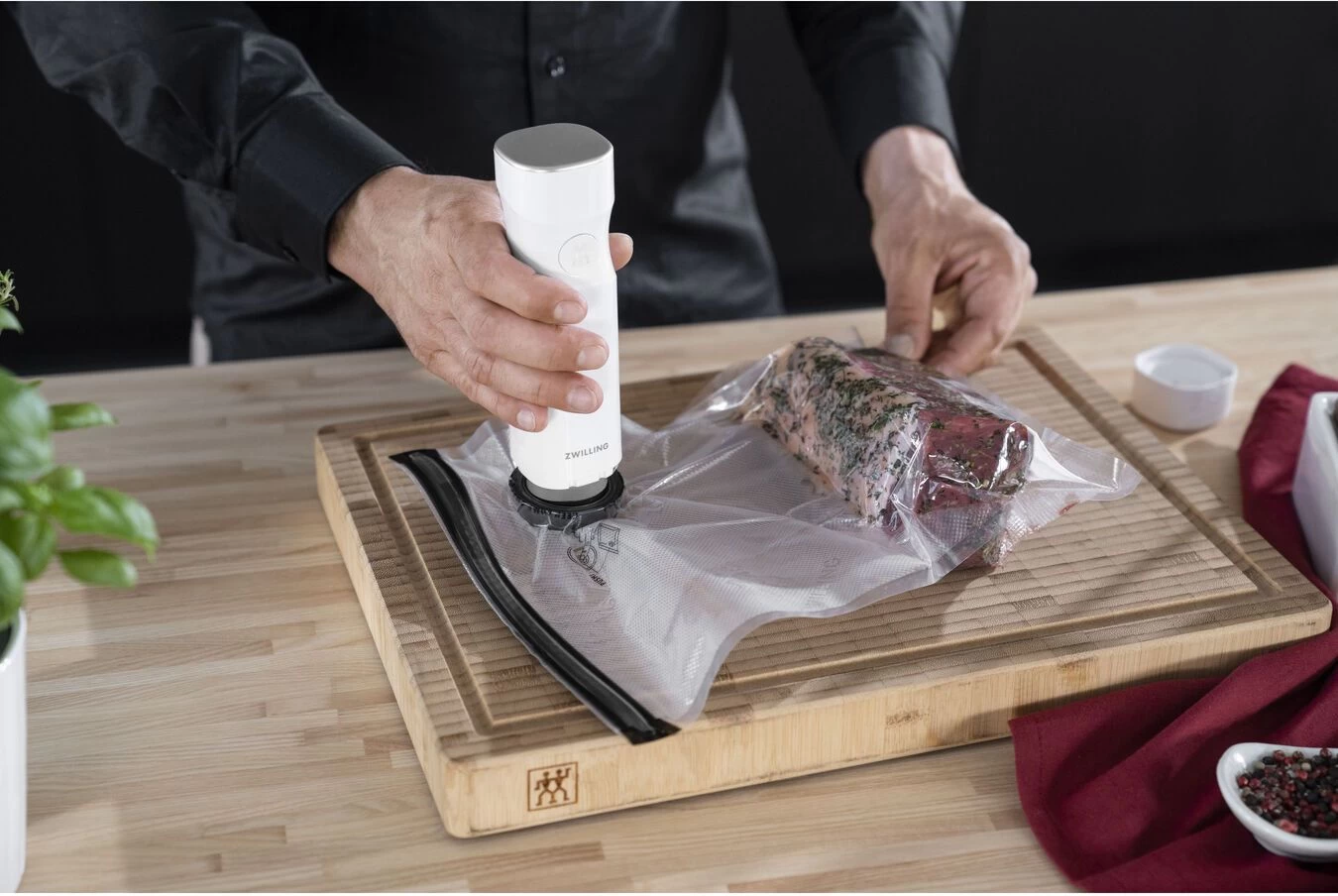 Zwilling Vacumeerzakken Fresh & Save - 35 X 26 Cm - Herbruikbaar - 10 Stuks - Afbeelding 2