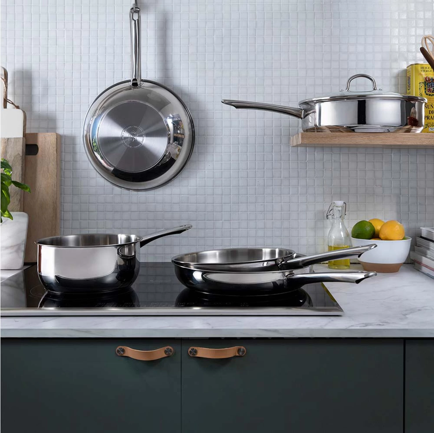 BK Wokpan Bright RVS - ø 28 Cm - Zonder Anti-aanbaklaag - Afbeelding 5