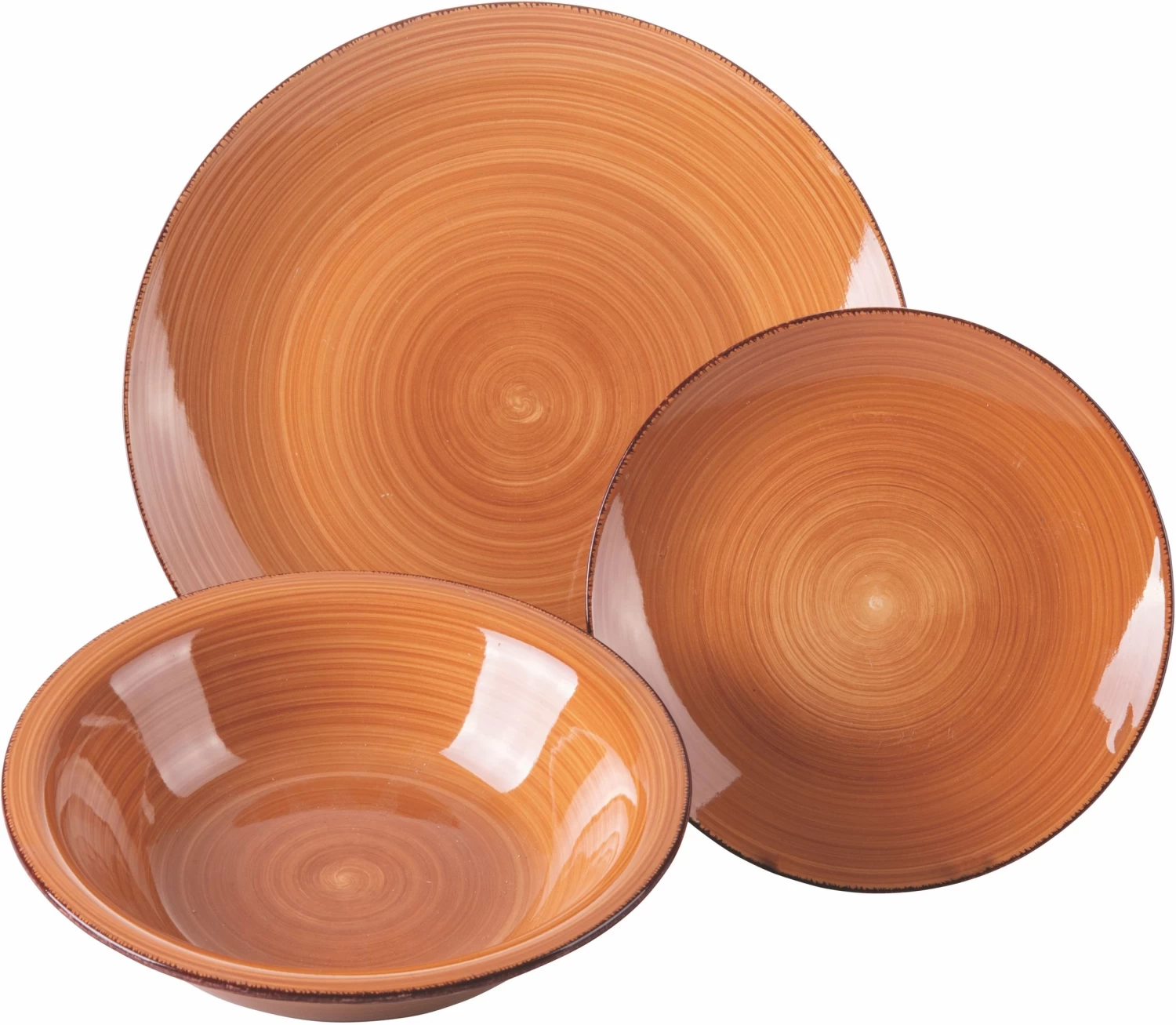 Villa D'Este Serviesset Baita - Chocolate - 12-delig / 4 Personen - Afbeelding 2