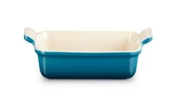 Le Creuset Ovenschaal Heritage - Deap Teal - 19 X 14 Cm / 1.1 Liter