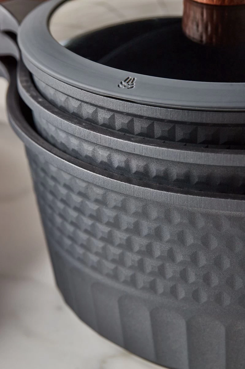 Resto Kitchenware Pannenset - 13 Delige Set - Inductie En Alle Andere Warmtebronnen - Afbeelding 3