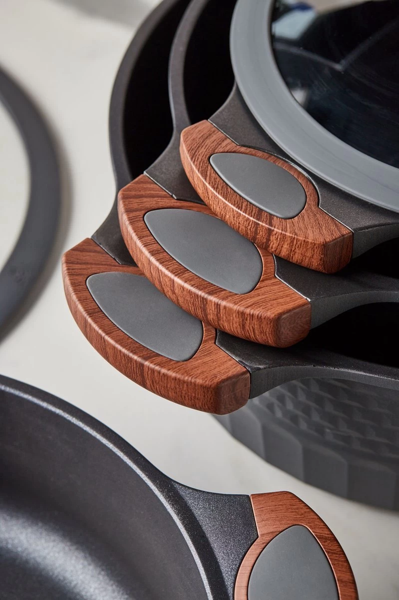 Resto Kitchenware Pannenset - 13 Delige Set - Inductie En Alle Andere Warmtebronnen - Afbeelding 5