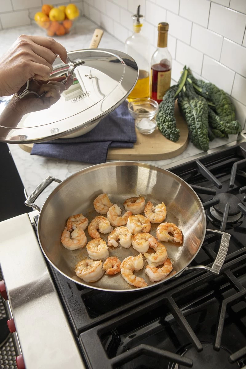 Saveur Selects Hapjespan Voyage - TriPly RVS - ø 30 Cm - Zonder Anti-aanbaklaag - Afbeelding 2