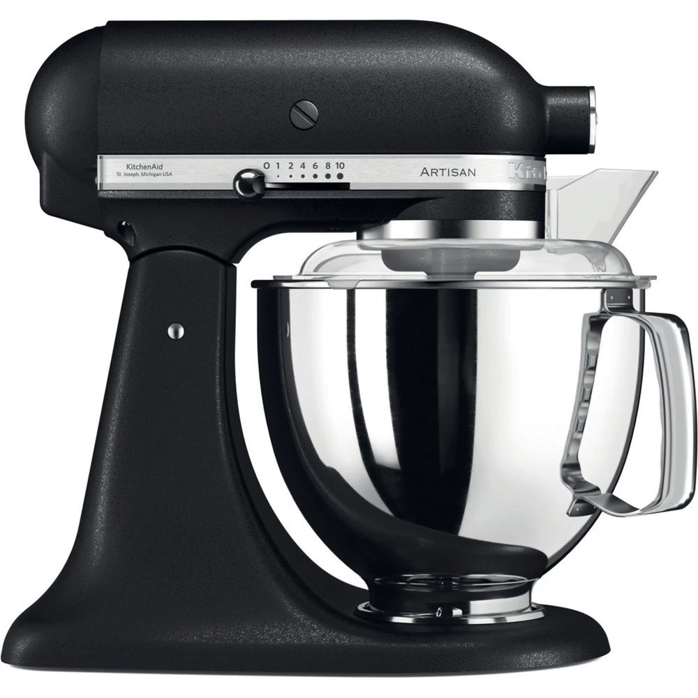 KitchenAid Keukenmachine Artisan - Kantelbare Kop - Vulkaanzwart - 4.8 Liter - 5KSM175PSEBK