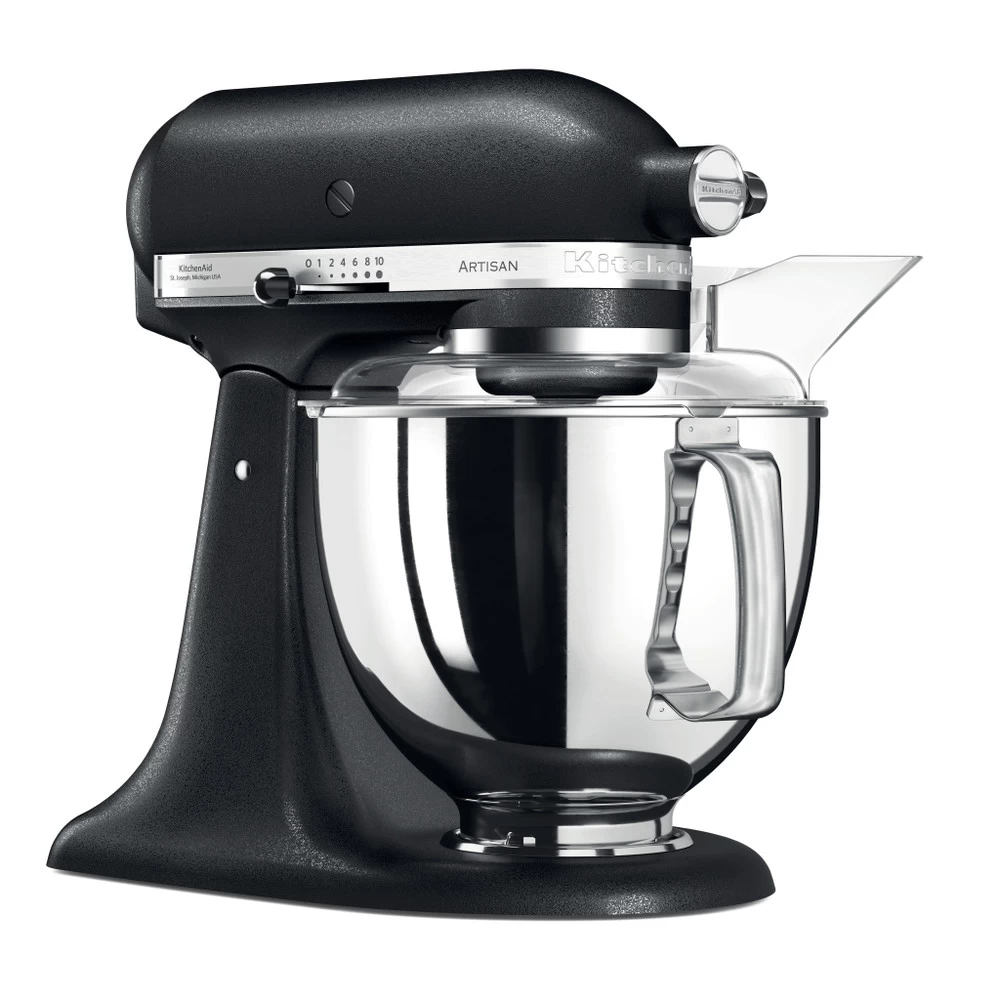 KitchenAid Keukenmachine Artisan - Kantelbare Kop - Vulkaanzwart - 4.8 Liter - 5KSM175PSEBK - Afbeelding 3