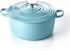 BK Braadpan Bourgogne - Aqua Blue - ø 24 Cm / 4.2 Liter