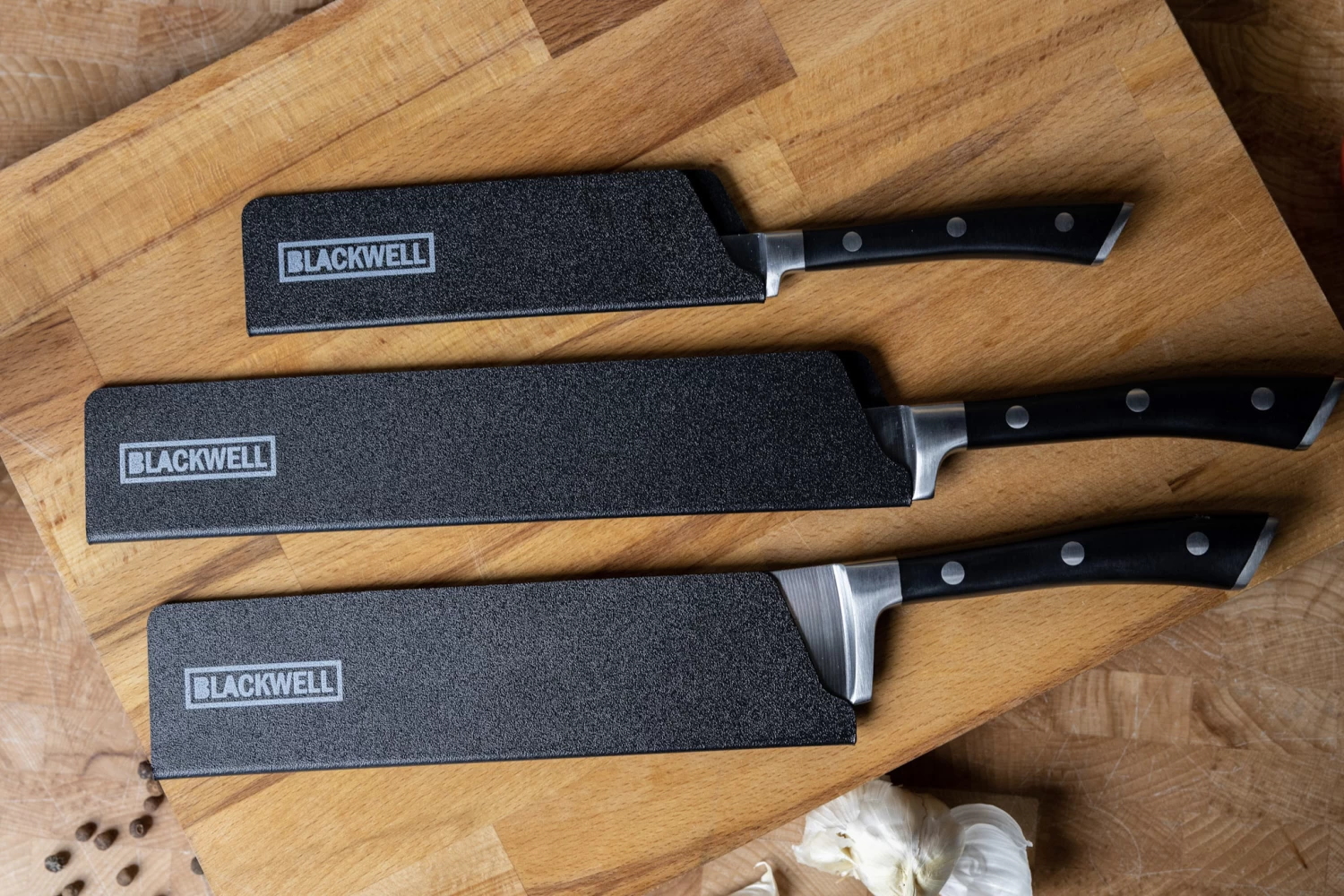 Blackwell Mesbeschermer - Universeel - Zwart - Voor Messen Met Een Lemmet Tot 22 Cm - Afbeelding 3