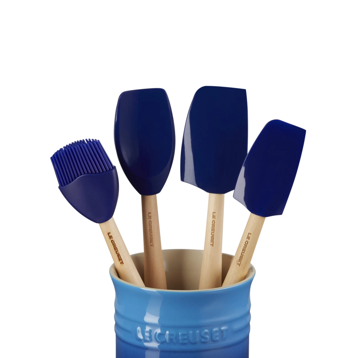 Le Creuset Spatelset - Met Spatelpot - Premium - Azure - 5-delig - Afbeelding 4