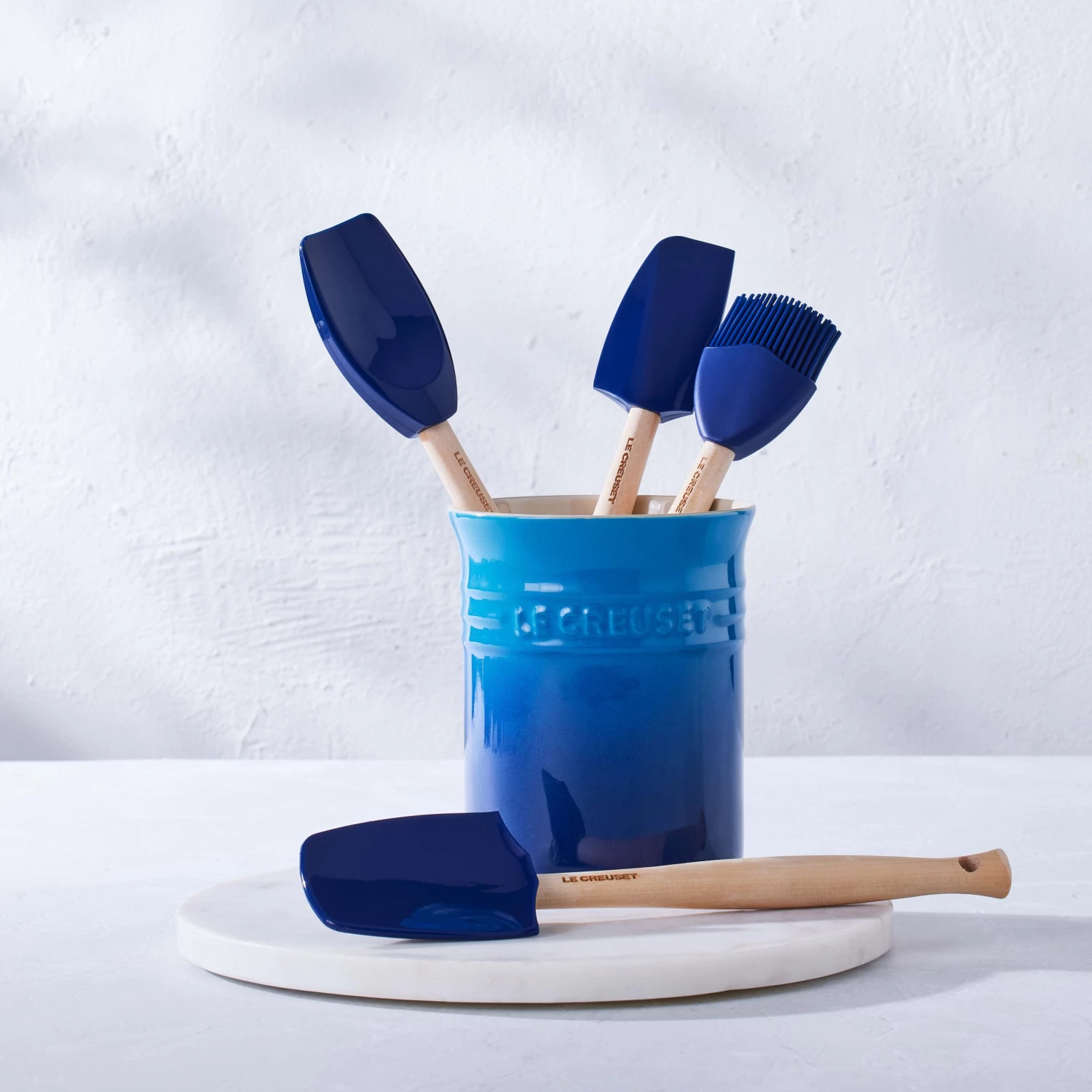 Le Creuset Spatelset - Met Spatelpot - Premium - Azure - 5-delig - Afbeelding 5
