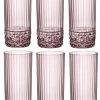Bormioli Rocco Longdrinkglazen America 20's - Lilac Rose - 490 Ml - 6 Stuks
