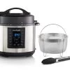 Crockpot Express Slowcooker + Snelkookpan - Uitneembare Binnenpan - 5.6 Liter - CR089 Met Stoommand & Tang)