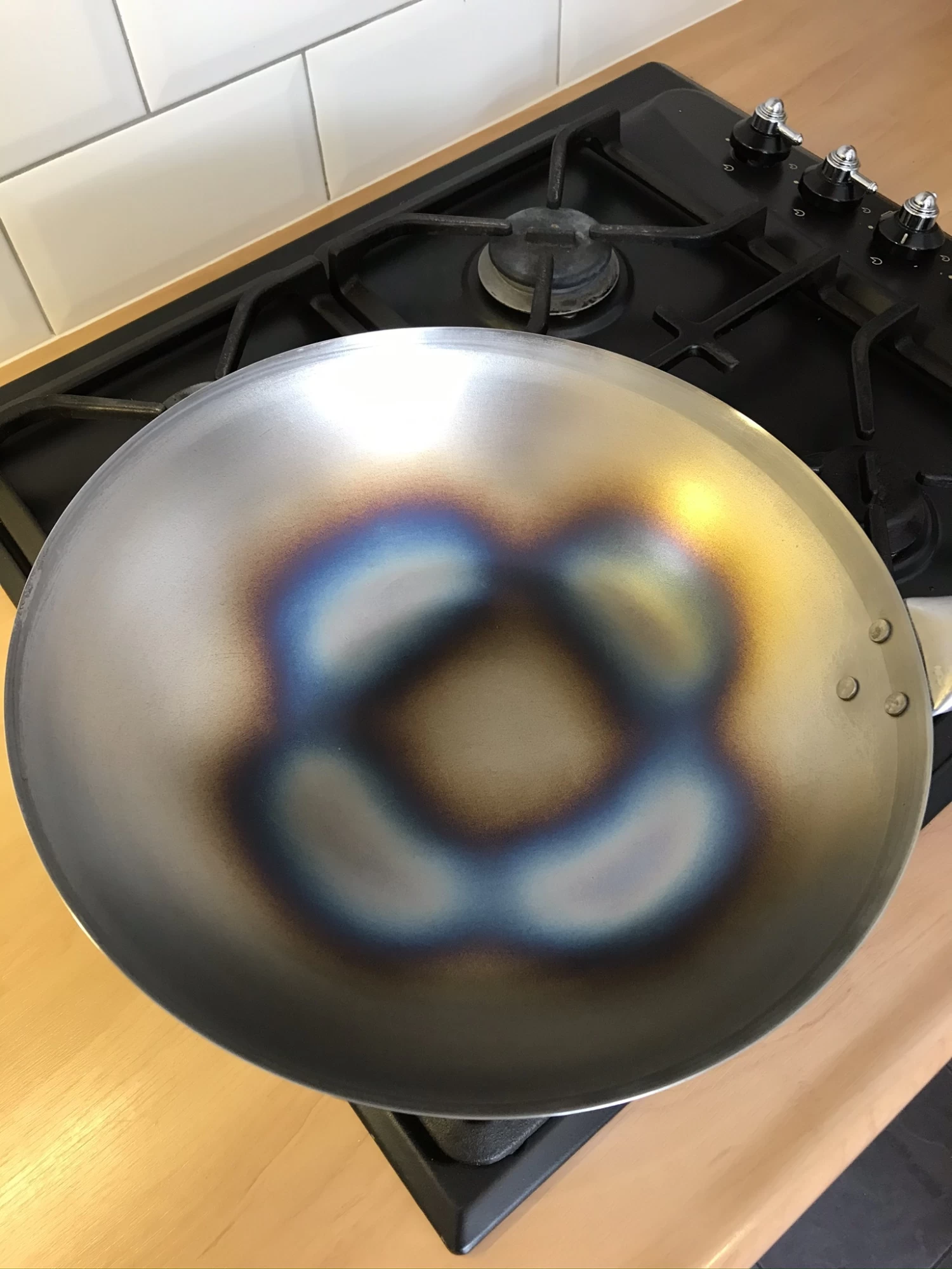 Wokpan Voccelli - Plaatstaal - ø 30 Cm - Zonder Anti-aanbaklaag - Afbeelding 3