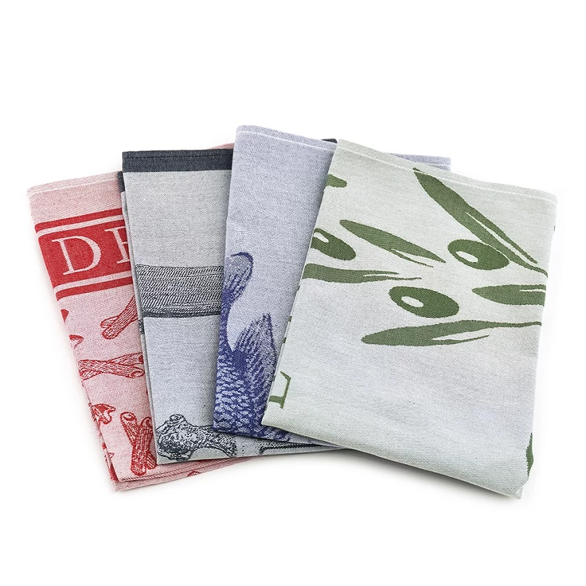 KOOK Theedoek Vintage Bestek Grijs 50 X 70 Cm - Afbeelding 2