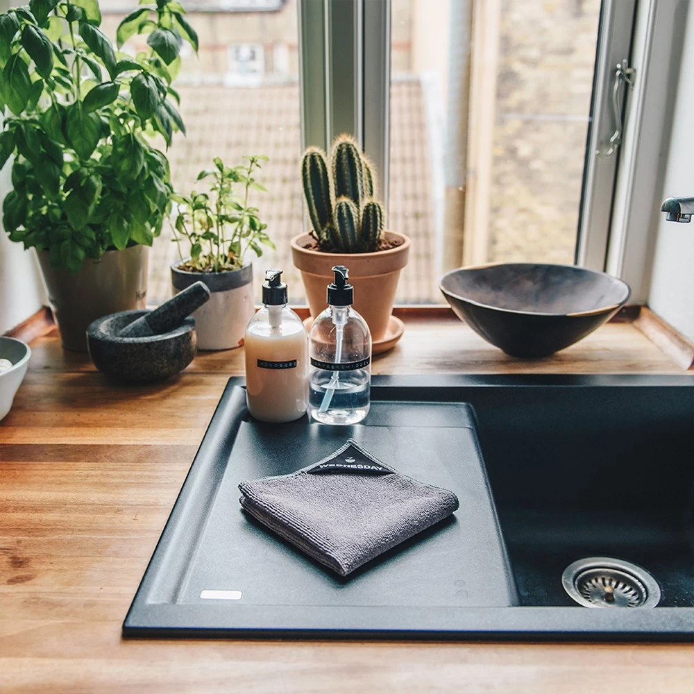 Klud Vaatdoekjes Grijs 30 X 30 - 7 Stuks - Afbeelding 3