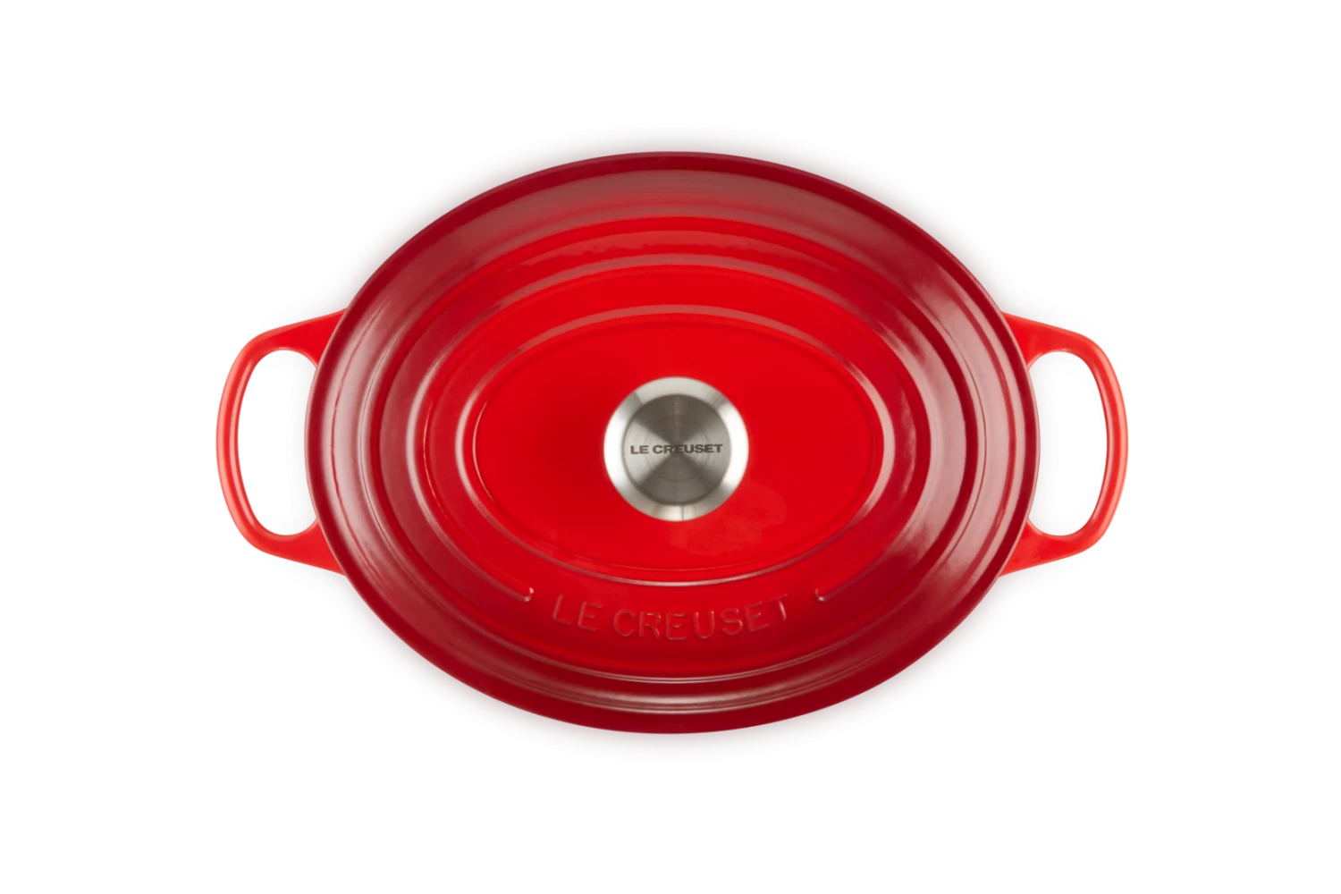 Le Creuset Braadpan Signature - Ovaal - Kersenrood - ø 33 Cm / 7.5 Liter - Afbeelding 4