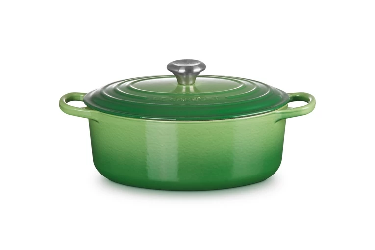 Le Creuset Braadpan Signature - Ovaal - Bamboo - ø 29 Cm / 4.7 Liter - Afbeelding 2