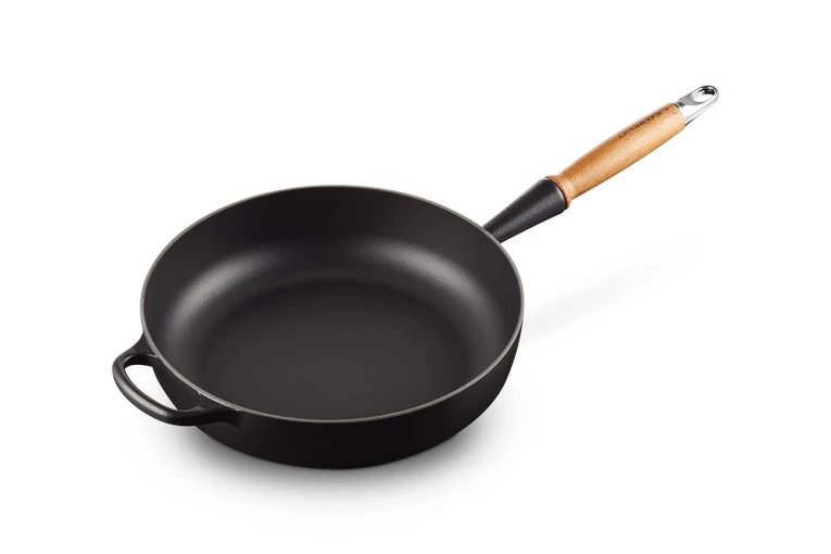 Le Creuset Hapjespan Signature - Mat Zwart - ø 28 Cm / 3.6 Liter- Geëmailleerde Anti-aanbaklaag - Afbeelding 4