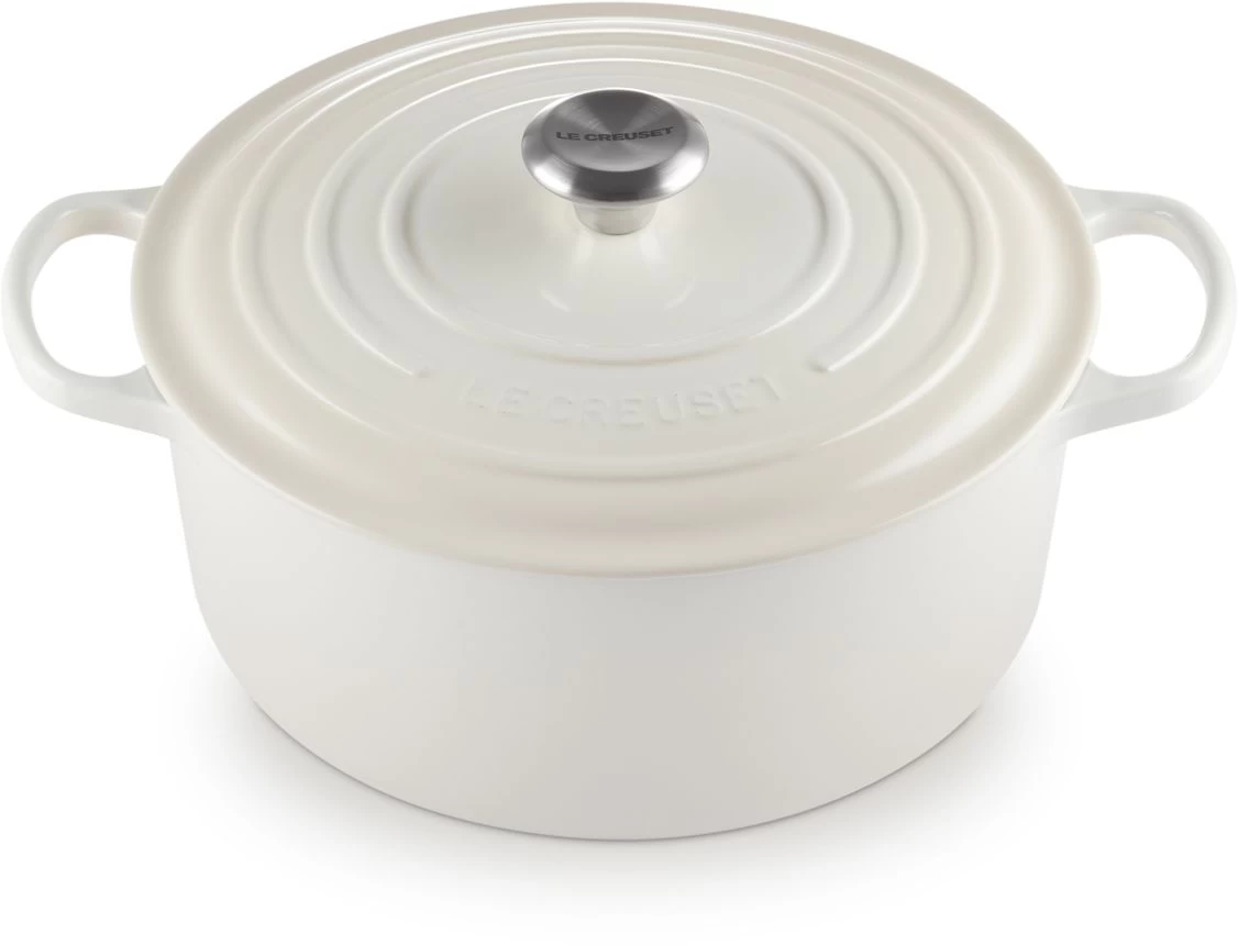 Le Creuset Braadpan Signature - Meringue - ø 26 Cm / 5.3 Liter
