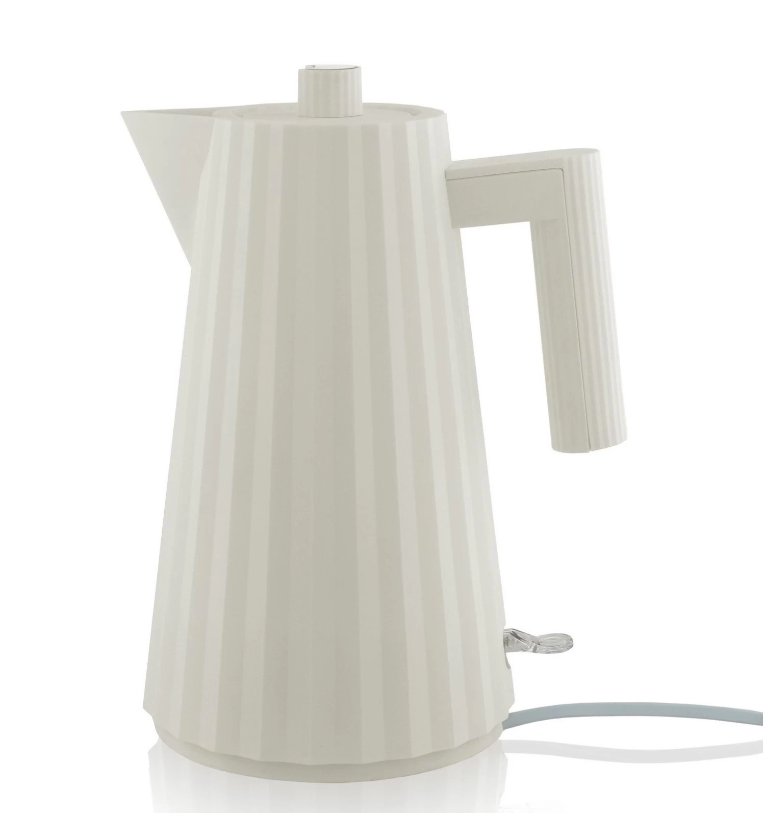 Alessi Waterkoker Plissé - Droogkookbeveiliging - Wit - Michele De Lucchi - 1.7 Liter - MDL06 W - Afbeelding 3
