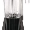 Alessi Blender Plissé - 5 Snelheden + Turbostand - Zwart - Michele De Lucchi - 1.5 Liter - MDL09 B