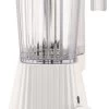 Alessi Blender Plissé - 5 Snelheden + Turbostand - Wit - Michele De Lucchi - 1.5 Liter - MDL09 W