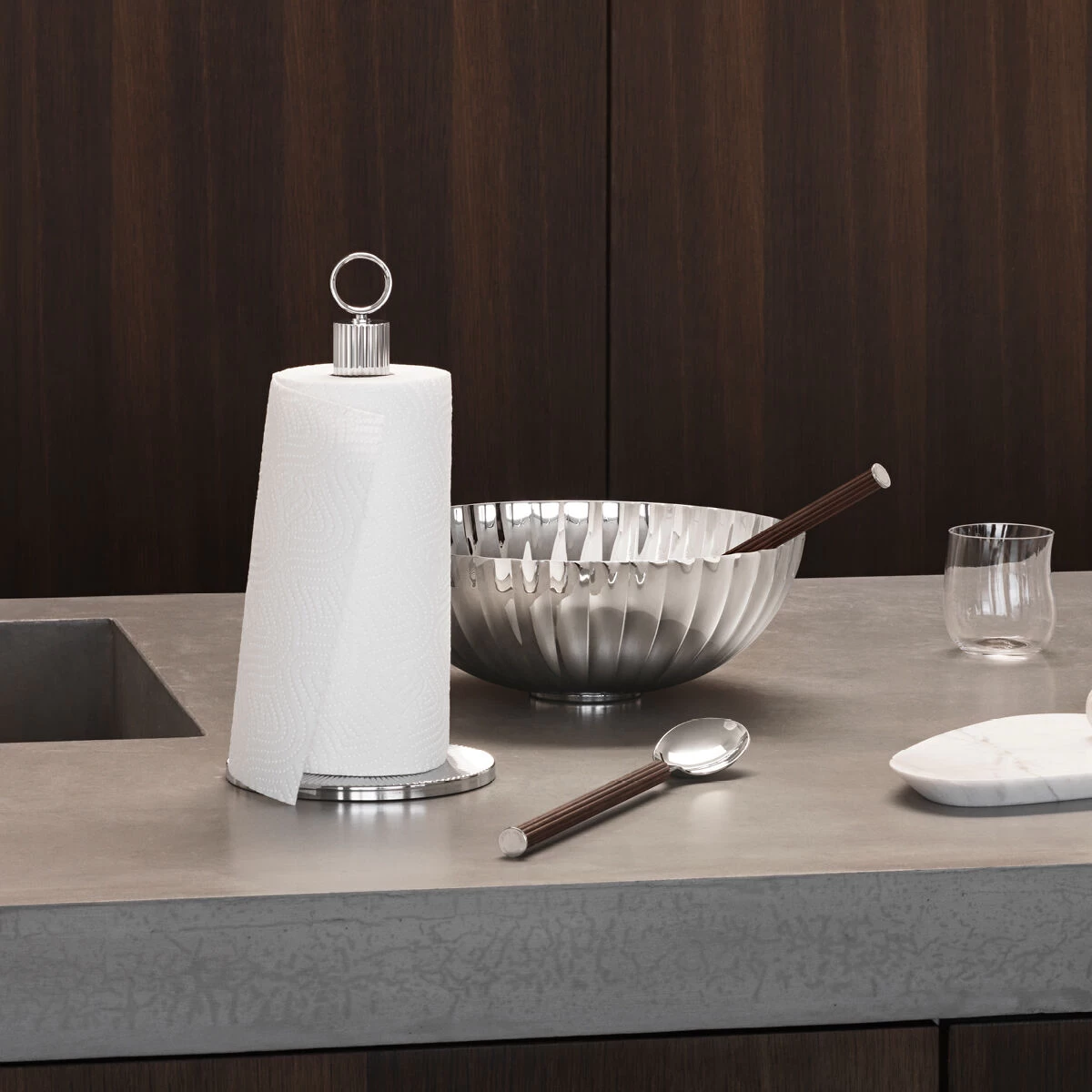 Georg Jensen Saladebestek Bernadotte - Black Oak - Afbeelding 2