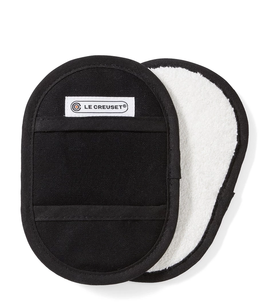 Le Creuset Pannenlappen - Zwart - 18 X 13 Cm - 2 Stuks