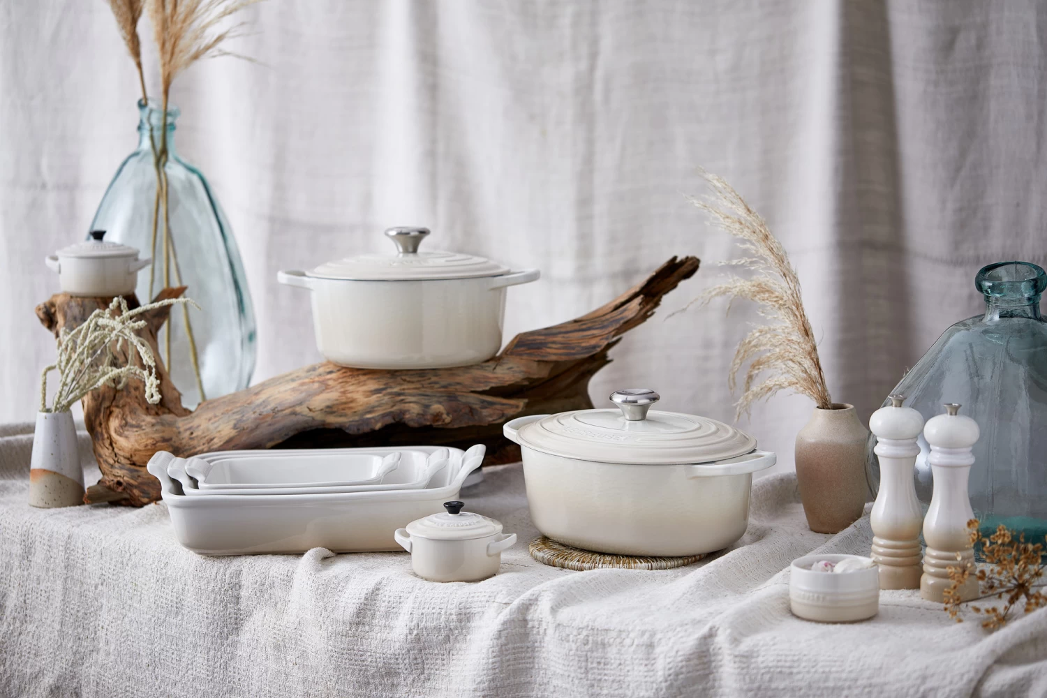 Le Creuset Braadpan Signature - Meringue - ø 26 Cm / 5.3 Liter - Afbeelding 4