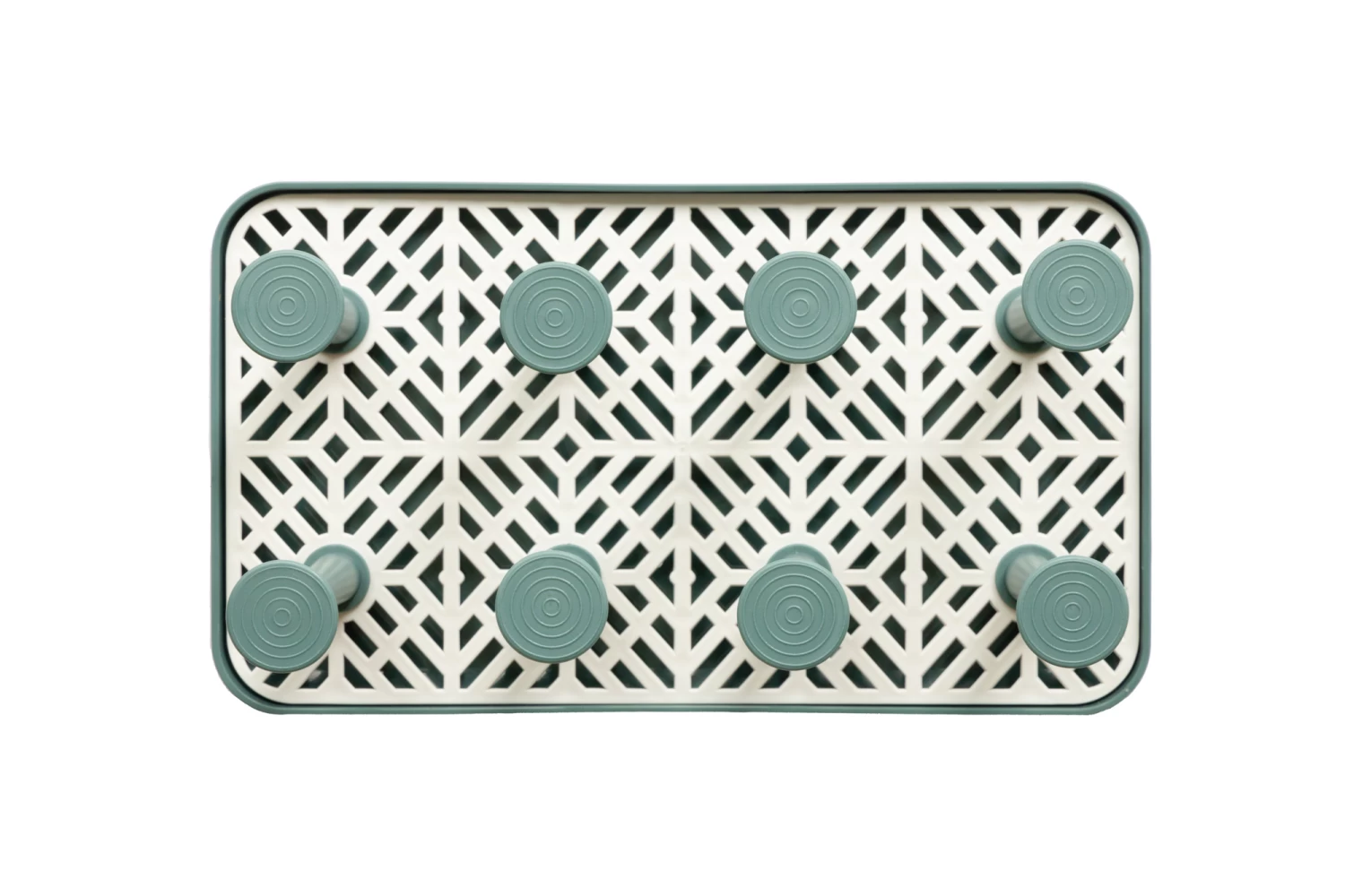 Sareva Afdruiprek Glazen / Flessendroger - Groen - 8 Glazen - Afbeelding 9