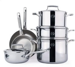 Saveur Selects Pannenset Voyage - TriPly RVS - 6 Delige Set