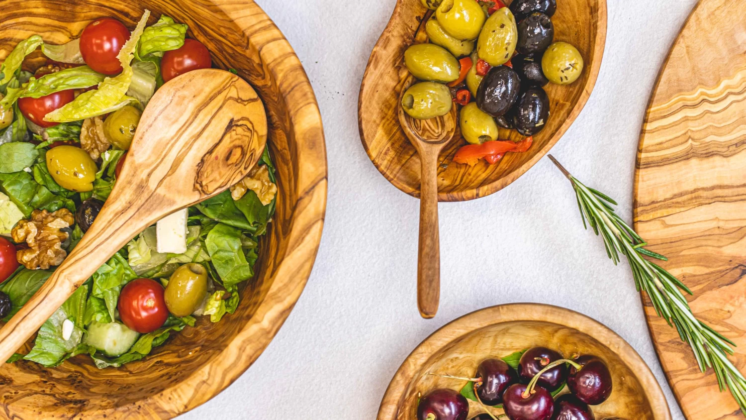 Jay Hill Spatelset (soeplepel, Spatel & Risotto Lepel) Tunea - Olijfhout - Afbeelding 2