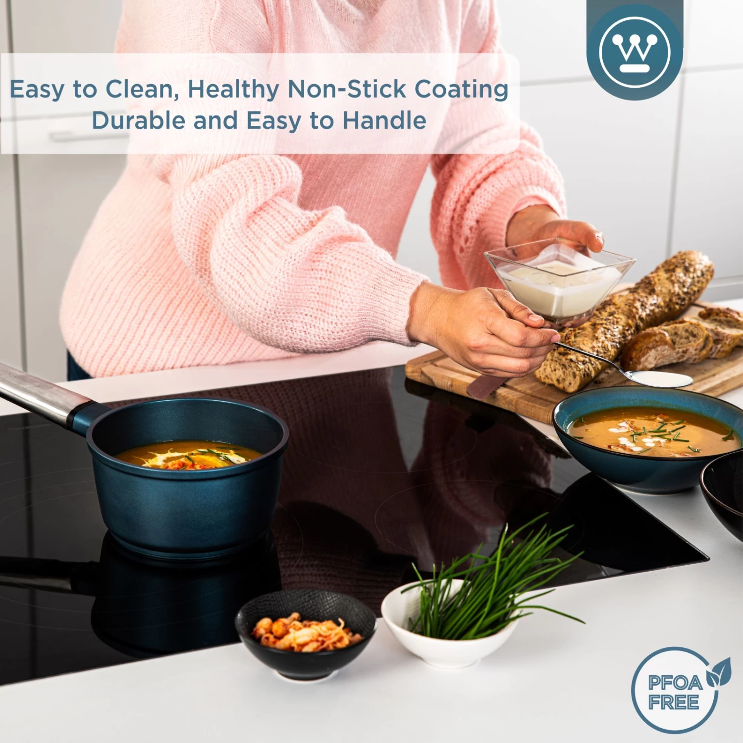 Westinghouse Steelpan Performance - Bravery Blue - ø 18 Cm / 1.9 Liter - Afbeelding 3