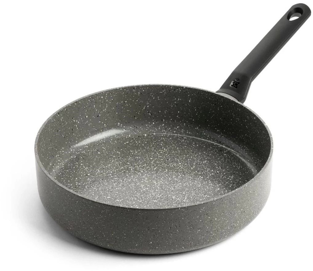 BK Hapjespan Met Deksel - Granite - ø 28 Cm / 4.2 Liter - Keramische Anti-aanbaklaag