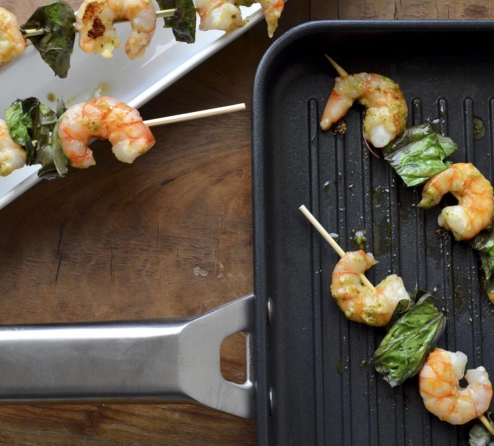 Valira Grillpan Aire - 28 X 28 Cm - Standaard Anti-aanbaklaag - Afbeelding 2