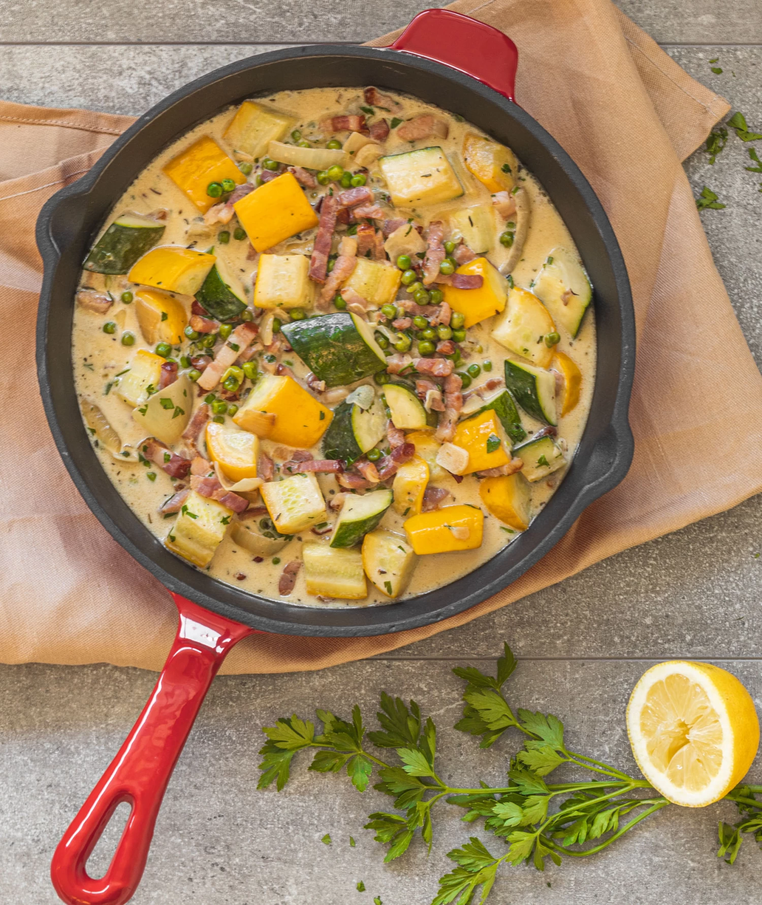 Blackwell Koekenpan - Gietijzer - Rood - ø 26 Cm - Zonder Anti-aanbaklaag - Afbeelding 2