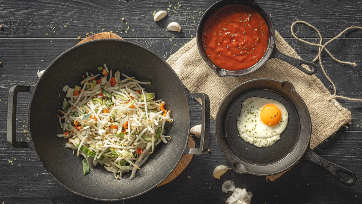 Blackwell Wokpan / Wadjan - Gietijzer - ø 32 Cm - Zonder Anti-aanbaklaag - Afbeelding 2