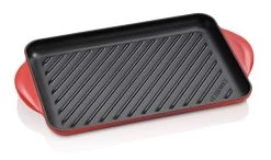 Le Creuset Grillplaat Tradition - Kersenrood - 38.5 X 22 Cm