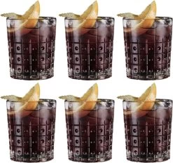 Bormioli Rocco Whiskey Glazen Este - 390 Ml - 6 Stuks