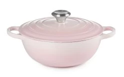 Le Creuset Braadpan Signature - Marmite - Shell Pink - ø 24 Cm / 3.1 Liter