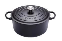 Le Creuset Braadpan Signature - Mat Zwart - ø 24 Cm / 4.2 Liter